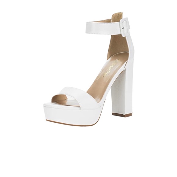 Dream Pairs Shoes Dream Pairs Womens Hilo High Heel Platform Pump